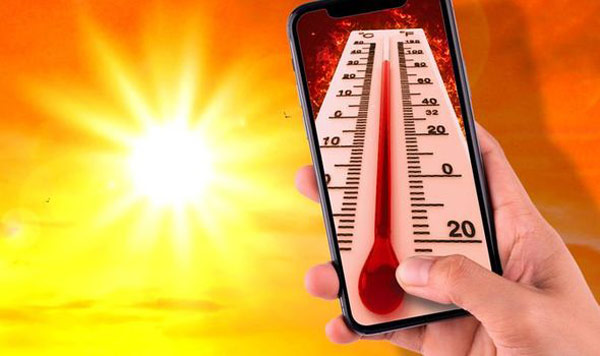 Heatwave UK Rising Temperature Heat Smartphone Phone Owner Users 1465735
