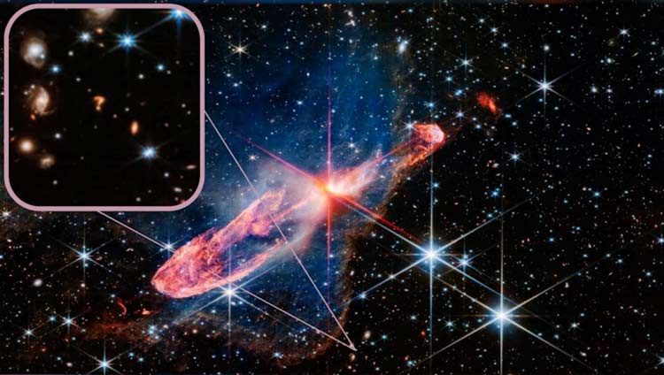 آیا «علامت سوال» دیده‌شده در تصاویر تلسکوپ جیمز وب پیامی از بیگانگان فضایی است؟
