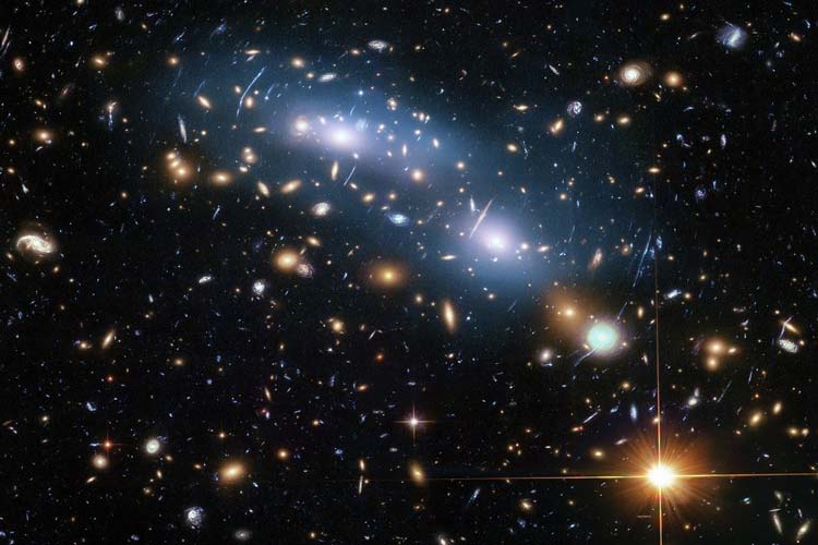 کشف یک خوشه کهکشانی آرام در میان آشفتگی دوران پیدایش عالم