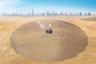 بزرگترین پروژه انرژی خورشیدی در جهان در دبی راه‌اندازی شد
