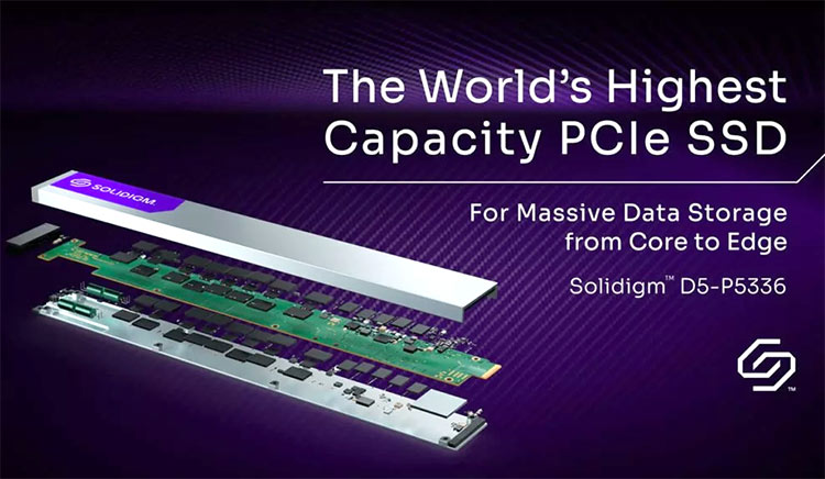 بزرگ‌ترین حافظه SSD جهان با ظرفیت 61.44 ترابایت عرضه می‌شود