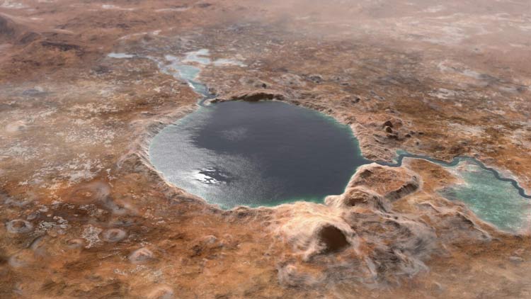 کشف یک دریاچه باستانی در مریخ