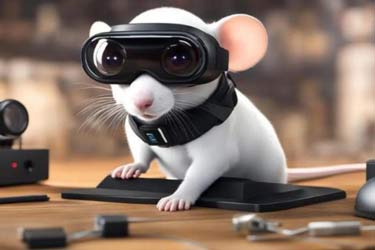 عینک واقعیت مجازی روی سر موش‌ها درباره مغز انسان چه اطلاعاتی می‌دهد؟