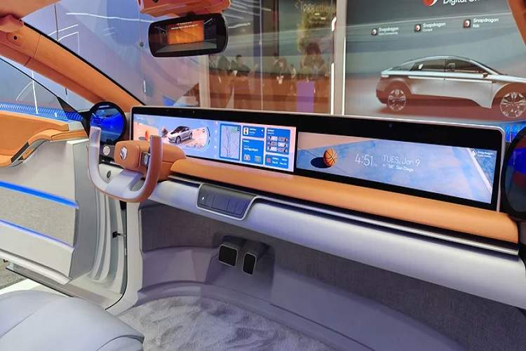 کوالکام خودروی مفهومی خود را در نمایشگاه CES 2024 به نمایش گذاشت