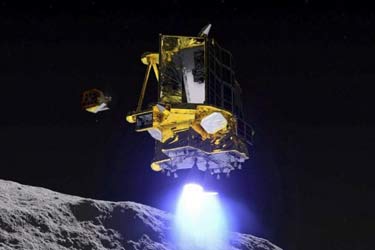کاوشگر ژاپن ماموریت خود را روی ماه از سر گرفت
