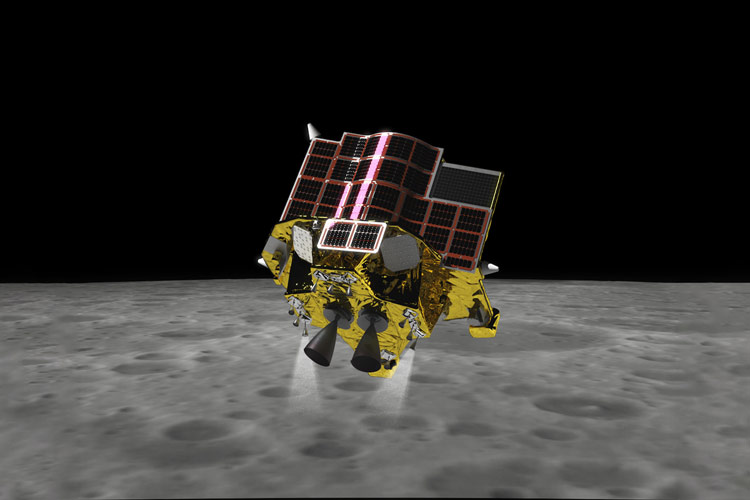 فرود SLIM روی سطح ماه