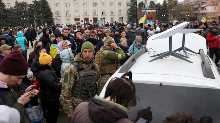 نیروهای روس از استارلینک در اوکراین استفاده می‌کنند