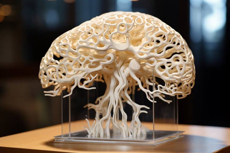 تولید بافت مغز چاپ سه‌بعدی که درست مثل مغز واقعی کار می‌کند
