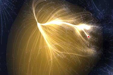 کشف ابرخوشه‌ای کهکشانی با جرم ۲۶ کوادریلیون برابر خورشید